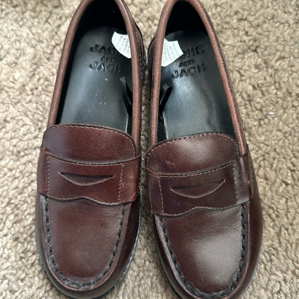 Janie and Jack leather loafer